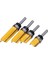 4 Adet Flush Trim Freze Ucu Desenli Düz Rulman Freze Kesici 19MM Çap 1/4in Şaft (Yurt Dışından) 5