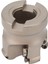 APMT1204 Ek Parçası Için 4 Flüt Yüz Freze Kafası Spiral Ofset Cnc Torna Freze Kesici Takımı (Yurt Dışından) 3