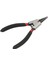 Dış Düz Segman Pense Karbon Çelik Kauçuk Çok Işlevli Halka Tutma Pensesi SK‑112‑5D 125MM 1.4mm (Yurt Dışından) 5