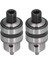 2 Takım Ağır Hizmet Matkap Mandren 3 Pençe Alüminyum Alaşımlı Anahtar Anahtarı Dönüştürücü Aletler 1/2in 1.5‑10MM (Yurt Dışından) 3