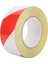 Kırmızı Beyaz Güvenlik Yansıtıcı Pvc Bant Uyarı Etiketi Işaretleme Yapışkan Bantları 50MM x 46M (Yurt Dışından) 1