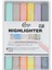 Kare Tipi Highlighter Fosforlu Kalem Morandi Renkler 6lı Set CGO705 1