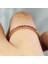 Gümüş Yüzük - 0.25 Karat Ruby Taşlı Yarım Tur Minimal Tasarım 925 Ayar Gümüş Yüzük 6