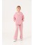 Kız Çocuk Çizgili Üç Iplik Eşofman Takımı 4712 3