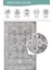 Stonart Eskitme Vintage Desenli Gri Otantik Yıkanabilir Şönil Halı Al 446 4