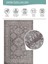 Stonart Eskitme Vintage Desenli Kahverengi Otantik Yıkanabilir Şönil Halı Al 449 4