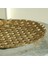 Yuvarlak Döküm Dekoratif Tabak – Gold Renk | 38 cm Metal Sunum ve Aksesuar Tabağı 2