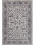Stonart Eskitme Vintage Desenli Gri Otantik Yıkanabilir Şönil Halı Al 453 2