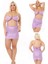 Kılıçkılıç Lingerie Kadın Pembe Askılı Dekolteli Sırtı Açık Elbise 1
