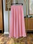 Beli Lastikli Geniş Kesim Kloş double Krep pantolon Etek 5187 - Pembe 6