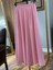 Beli Lastikli Geniş Kesim Kloş double Krep pantolon Etek 5187 - Pembe 7
