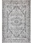 Stonart Eskitme Vintage Desenli Gri Otantik Yıkanabilir Şönil Halı Al 457 2
