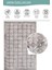 Stonart Eskitme Vintage Desenli Bej/pudra Otantik Yıkanabilir Şönil Halı Al 459 4