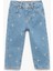 Nakış Detaylı Cepli Pamuklu Denim Pantolon 1