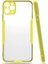 Iphone 11 Pro Max Kılıf Platin Silikon - Sarı Drstr 1