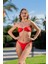 Kadın Straplez Kırmızı Bikini Takım C2T2N1O52-1 1