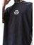 Erkek Unlucky Baskılı Oversize T-Shirt Füme 5