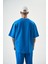 Erkek Basic T-Shirt Mavi 3