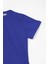 Bisiklet Yaka Saks Renk Erkek Çocuk Tshirt 3