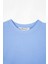 Bisiklet Yaka Açık Mavi Erkek Çocuk Tshirt 5