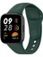 Xiaomi Redmi Watch 3 Uyumlu Krd-81 Uyumlu Kordon Mkst - Koyu Yeşil 1