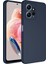 Xiaomi Redmi Note 12 4g Kılıf Mkst Mara Laaakan Kapak-Lacivert 1