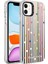 Apple iPhone 11 Kılıf Desenli Mkst Silver Sert Kapak-Noktalar 1