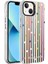 Apple iPhone 13 Kılıf Desenli Mkst Silver Sert Kapak-Noktalar 1