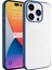 Apple iPhone 15 Pro Kılıf Sert Pc Renkli Çerçeveli Mkst Riksos Kapak-Mavi 1