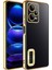 Xiaomi Redmi Note 12 5g Kılıf Kamera Korumalı Logo Gösteren Mkst Omega Kapak-Gold 1
