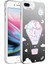 Apple iPhone 8 Plus Kılıf Desenli Mkst Silver Sert Kapak-Balon 1