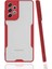 Galaxy A73 Kılıf Mkst Parfe Kapak-Kırmızı 1