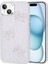 Apple iPhone 15 Kılıf Kabartma Figürlü Parlak Mkst Eralli Silikon Kapak-Kelebek 1