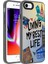 iPhone Se 2022 Uyumlu Desenli Mkst Dragon Sert Kapak-Astronot 3