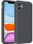 iPhone 11 Kılıf Kamera Korumalı Kartlık Hazneli Mkst Vitra Kapak - Gri 1
