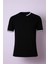 O Yaka Siyah Erkek T-Shirt 104-4008 1