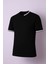 O Yaka Siyah Erkek T-Shirt 104-4008 2