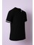O Yaka Siyah Erkek T-Shirt 104-4008 3