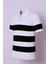 Yarım Fermuarlı Beyaz Erkek Polo Yaka T-Shirt 106-4002 3