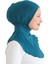 Kadın Boyunluklu Hijab Tesettür Pratik Spor Bone - Turkuaz 2