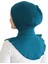 Kadın Boyunluklu Hijab Tesettür Pratik Spor Bone - Turkuaz 5