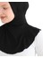 Kadın Boyunluklu Hijab Tesettür Pratik Spor Bone - Siyah 4