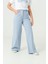 Kız Çocuk Bol Paça Basic Keten Pantolon 2574 2
