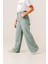 Kız Çocuk Bol Paça Basic Keten Pantolon 2574 3