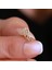 14 Ayar Altın Taşlı Melek Kanadı Tragus Piercing 2