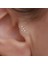 14 Ayar Altın Rose Taşlı Dal Tragus Piercing 1