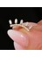14 Ayar Altın Taşlı Taç Tragus Piercing 2