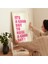 It’s A Good Day To Have A Good Day Modern Tipografi Poster – Pembe Çerçevesiz Duvar Dekoru 4