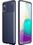 Galaxy A02 Kılıf Mkst Negro Silikon Kapak-Lacivert 1