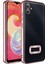 Galaxy A04E Kılıf Kamera Korumalı Logo Gösteren Mkst Omega Kapak-Rose Gold 1